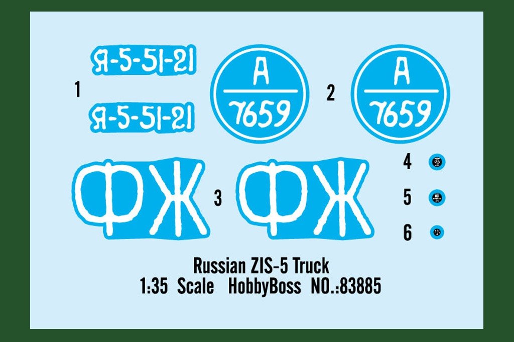 Hobby Boss 83885 Russian ZIS-5 Truck 1/35 – Bild 2