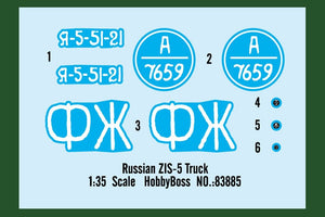 Hobby Boss 83885 Russian ZIS-5 Truck 1/35 – Bild 2