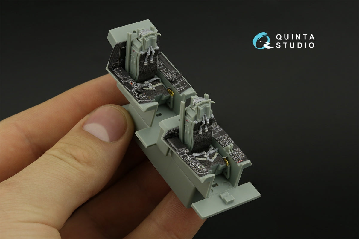 Quinta Studio QD48433 F-15I 3D-Printed coloured Interior on decal paper (Academy) 1/48 – imagen 10