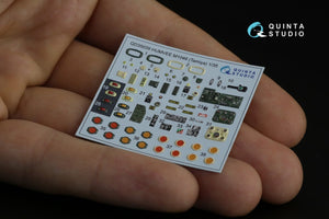 Quinta Studio QD35039 HUMVEE Family 3D-Printed &amp;amp; coloured Interior on decal paper (Tamiya) 1/35 – immagine 10