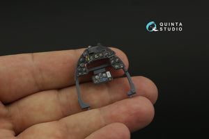 Quinta Studio QD32201 Macchi MC.202 Folgore Early 3D-Printed &amp;amp; coloured Interior on decal paper (Italeri) 1/32 – imagen 7