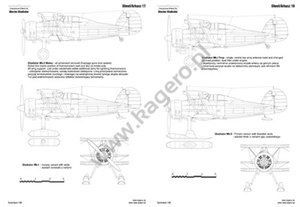 Kagero 7094 Gloster Gladiator Mk. I, I Trop, II, II Meteo, Sea Gladiator, J-8 EN/PL – immagine 4