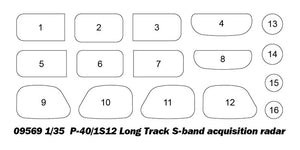 Trumpeter 09569 P-40/1S12 Long Track S-band acquisition radar 1/35 – zdjęcie 3