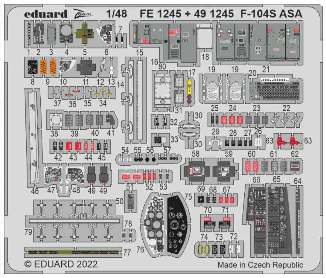 Eduard 491245 F-104S ASA KINETIC 1/48 – image 2