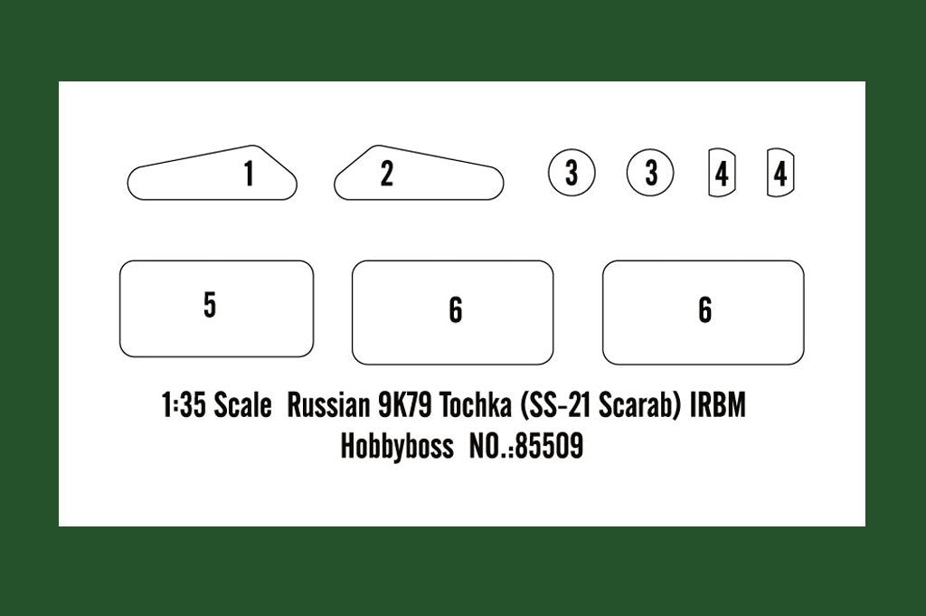 Hobby Boss 85509 Russian 9K79 Tochka (SS-21 Scarab) IRBM 1/35 – Bild 3