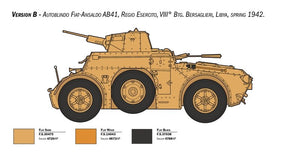 Italeri 6591 Autoblinda AB 41 with Bersaglieri El Alamein 1/35 – Bild 4
