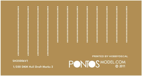 Pontos 35019WD1 DKM Admiral Graf Spee Jeu de pont en bois (1/350) – image 3