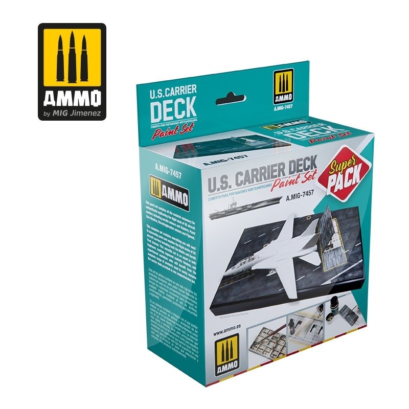 AMMO of Mig Jimenez 7457 US Carrier Deck Paint Super Pack Set