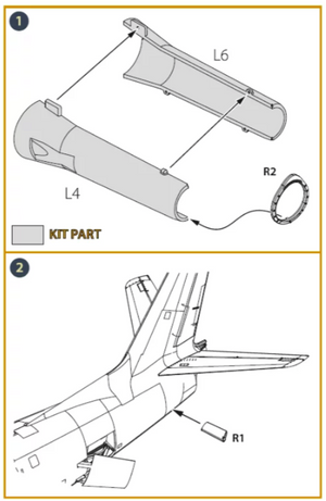 Clear Prop! CPA48055 F-86A engine exhaust endface for CP kits 1/48 – Bild 3