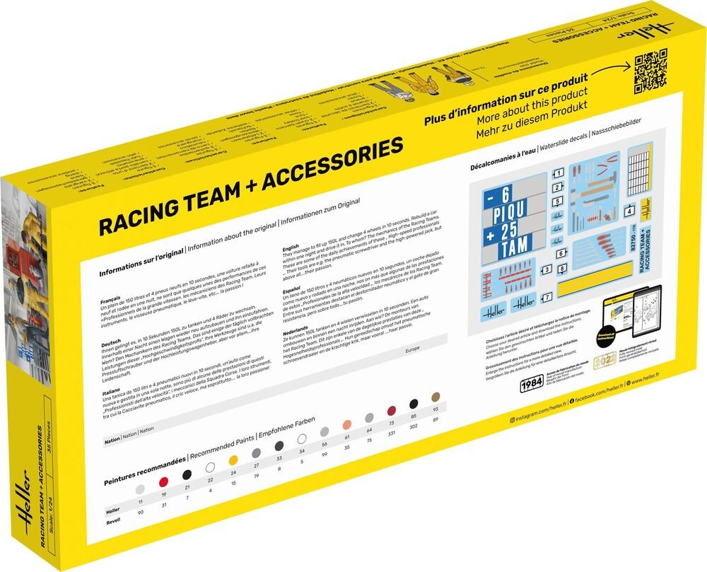 Heller 58750 Racing Team and Accessories - Starter Kit 1/24 – Bild 2