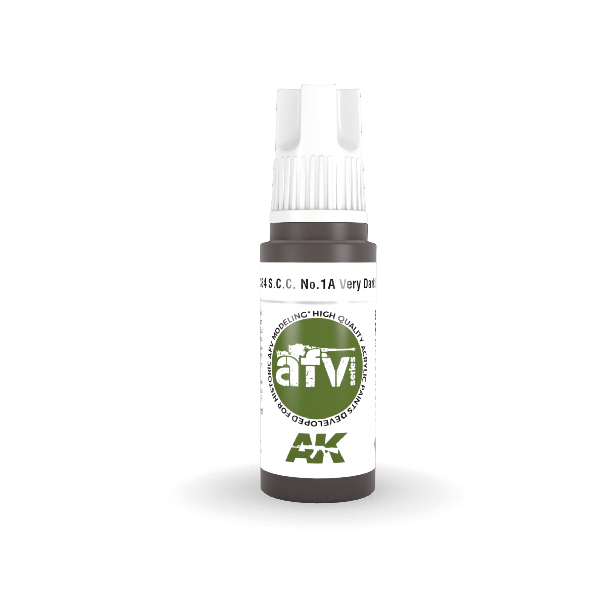 AK Interactive AK11384 SCC No.1A Very Dark Brown 17ml – image 2