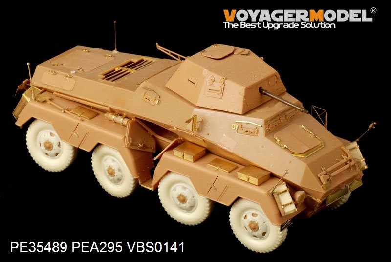 Maquette Voyager PE35489 Sd.Kfz.231 8 ROD allemand de la Seconde Guerre mondiale, version initiale, pour AFV 35231, échelle 1/35 – image 2