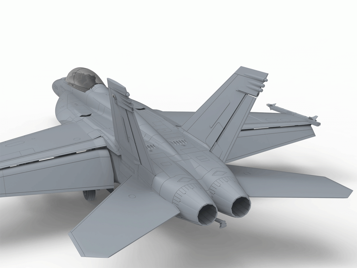 Meng Model LS-013 Boeing F/A-18E Super Hornet 1/48 – image 8