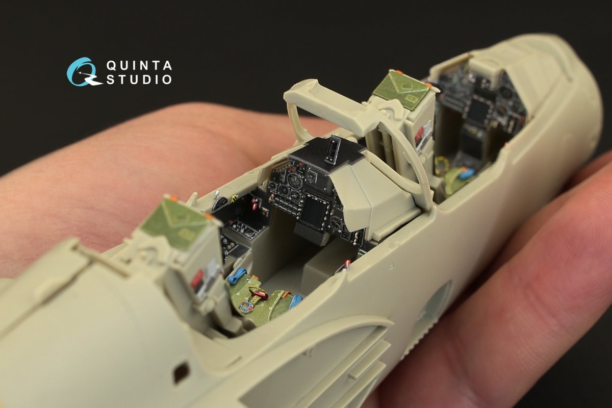 Quinta Studio QD32013 Mirage 2000N 3D-Printed &amp;amp; colored Interior on decal paper (for Kitty Hawk kit) 1/32 – image 9