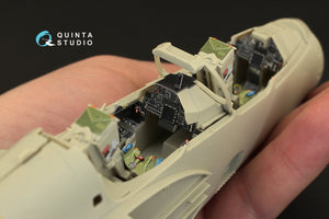 Quinta Studio QD32013 Mirage 2000N 3D-Printed &amp;amp; colored Interior on decal paper (for Kitty Hawk kit) 1/32 – image 9
