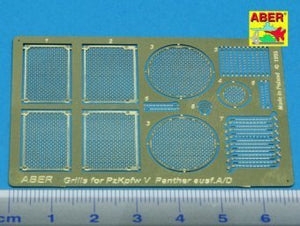 Aber 35G01 Grilles pour char allemand Grilles pour PzKpfw V Ausf.A/D Panther (Sd.Kfz.181) (1/35) – image 2
