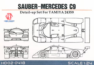 Hobby design HD02-0418 Sauber Mercedes C9 - Detail-Up Set for Tamiya 1/24 – immagine 2