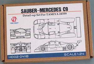Hobby design HD02-0418 Sauber Mercedes C9 - Detail-Up Set for Tamiya 1/24 – immagine 3