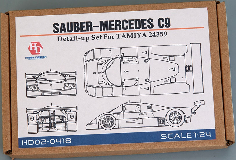 Hobby design HD02-0418 Sauber Mercedes C9 - Detail-Up Set for Tamiya 1/24 – immagine 3