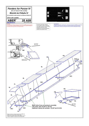 Aber 35A009 Fenders for PzKpfw IV (1/35) – image 4