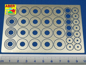 Disques de frein rainurés standard Aber 24015, diamètre 14 mm (1/24&amp;quot;)  – image 2