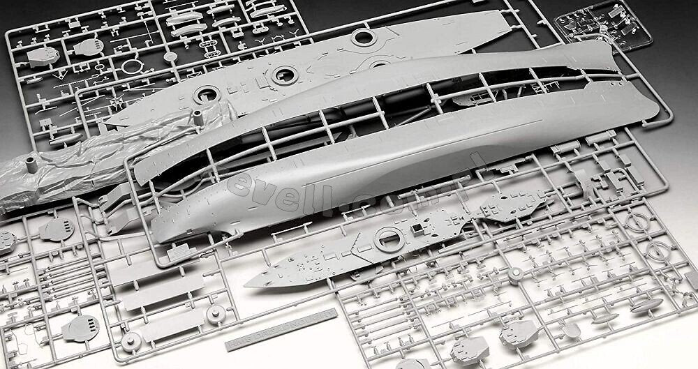 Revell 05171 HMS Dreadnought 1/350 – immagine 7