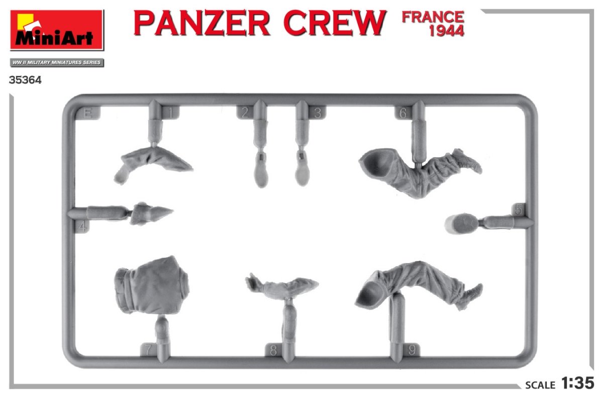 MiniArt 35364 PANZER CREW. FRANCE 1944 1/35 – zdjęcie 5