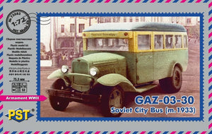 PST 72082 Bus urbain soviétique GAZ-03-30 (m.1933) 1/72