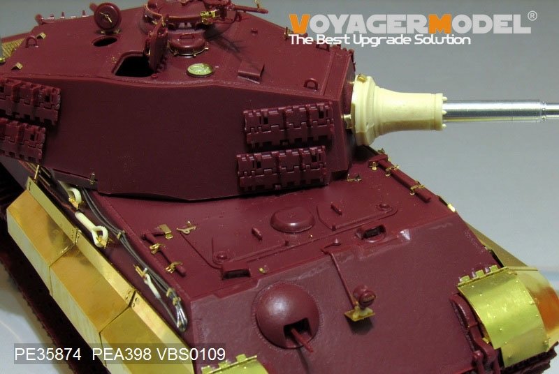 Voyager Model PE35874 WWII German King Tiger (Hensehel Turret) for MENG 1/35 – Bild 11