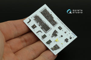 Quinta Studio QDS-32003 F-16C 3D-Printed &amp;amp; coloured Interior on decal paper ( Tamiya ) (small version) 1/32 – imagen 12