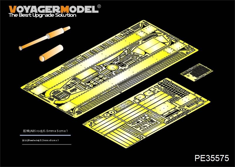 Maquette Voyager PE35575 Char d'infanterie léger soviétique T-26 Mod.1935 (version B avec canon) (pour HobbyBoss 82496)