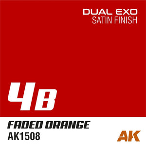AK Interactive AK1546 DUAL EXO SET 4 – 4A ORANGE PUR &amp;amp; 4B ORANGE DÉCOLORÉ – image 4