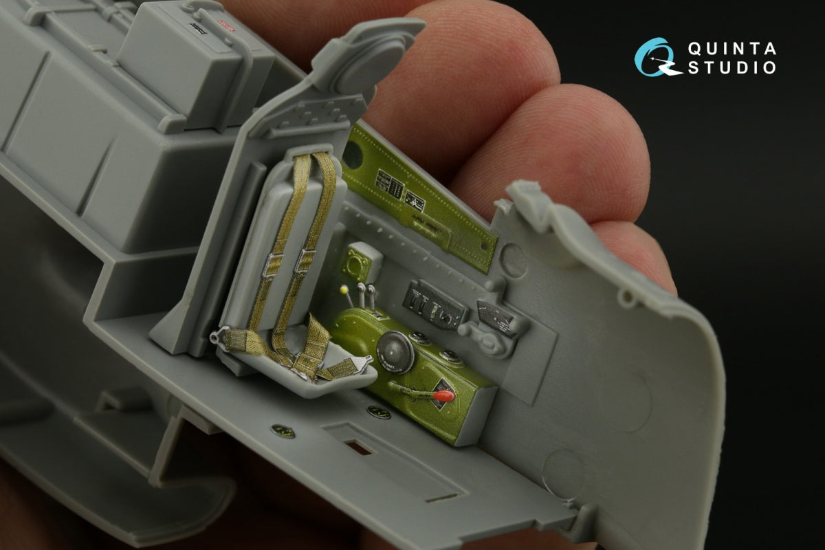 Quinta Studio QD32143 P-51D/K Mustang 3D-Printed &amp;amp; coloured Interior on decal paper (Dragon) 1/32 – zdjęcie 11