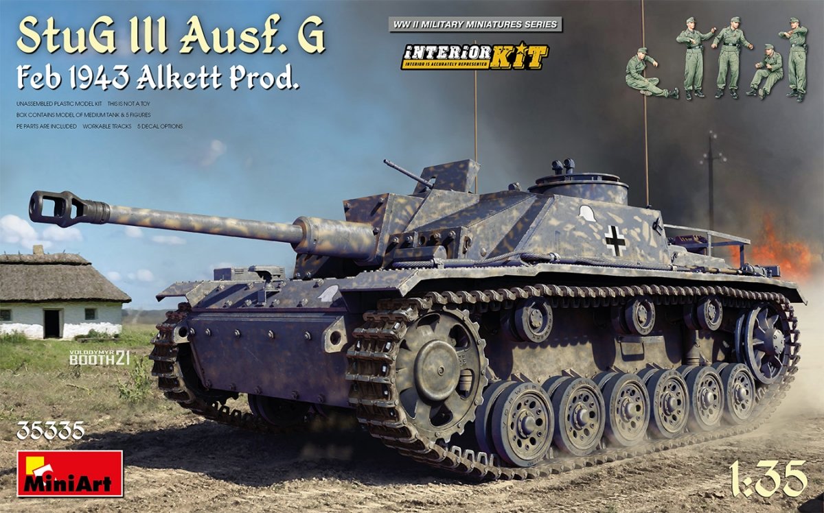 MiniArt 35335 StuG III Ausf. G février 1943 Alkett Prod. KIT INTÉRIEUR 1/35