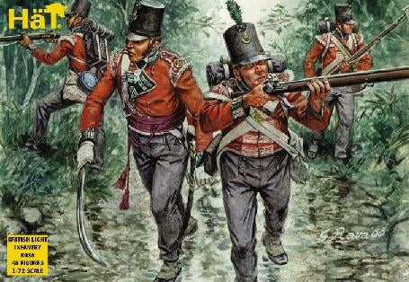 Hat 8036 Napoleonic British Light Infantry 1/72