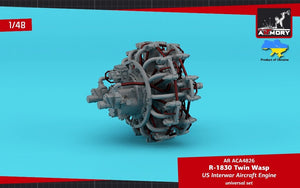 Armory Models ACA4826 R-1830 Twin Wasp US Inter-War &amp;amp; WWII aircraft engine 1/48 – image 3