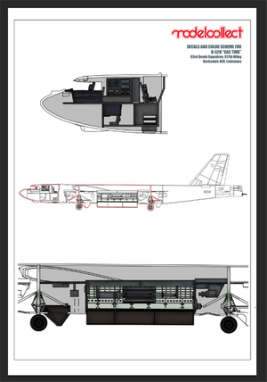 Modelcollect UA72200 B-52H US Stratofortress Bombardier stratégique 1/72 – image 39