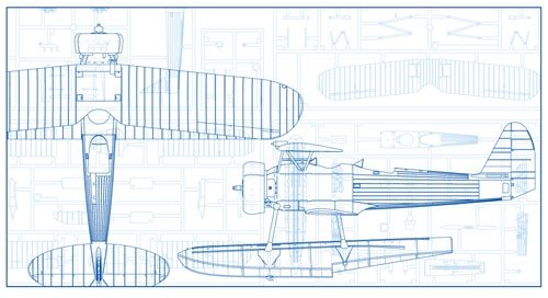 Hasegawa JT97 Nakajima E8N1 Type 95 Recon Seaplane Model 1 1/48 – Bild 2