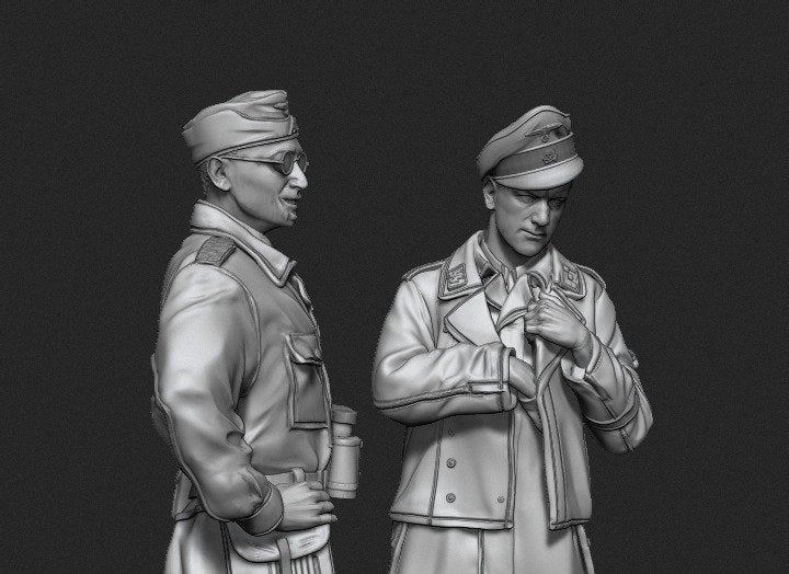 Panzer Art FI35-083 Officiers de chars Waffen-SS, coffret de bataille de Koursk, échelle 1/35 – image 2