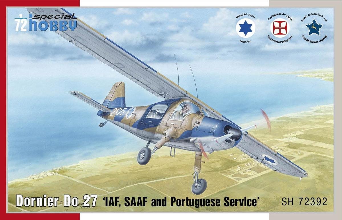 Special Hobby 72392 Dornier Do 27 IDF, SAAF et service portugais 1/72