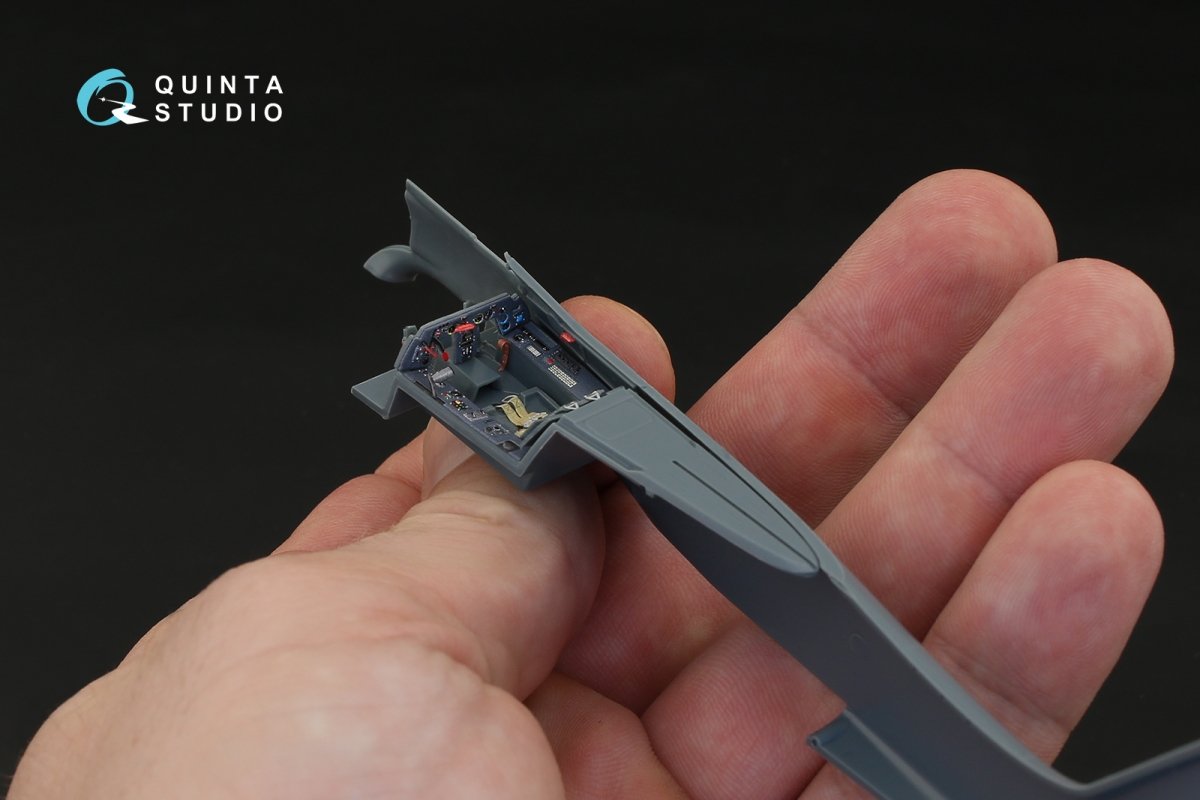 Quinta Studio QD48128 Fw 190 A-8/A-9 (R11) 3D-Printed &amp;amp; coloured Interior on decal paper (for Eduard kit) 1/48 – zdjęcie 7