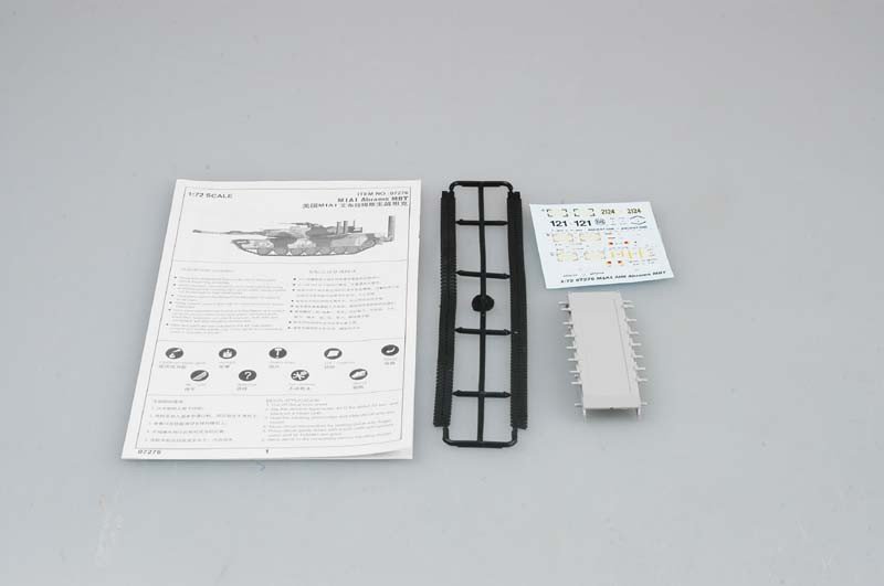 Trumpeter 07276 M1A1 Abrams MBT 1/72 – Bild 3