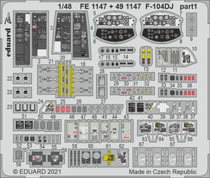 Eduard 491147 F-104DJ pour KINETIC 1/48
