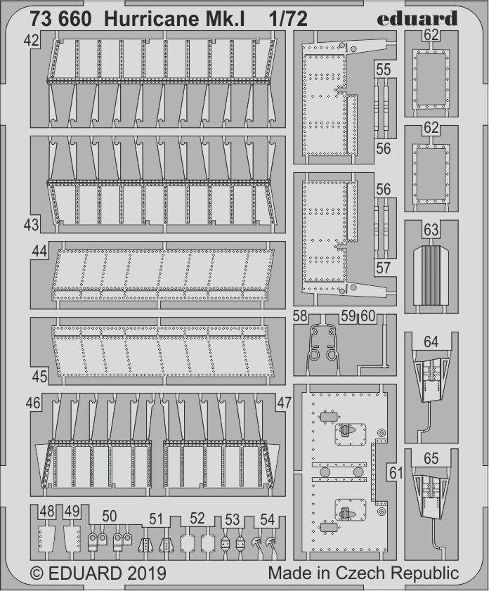 Eduard 73660 Hurricane Mk. I 1/72 AIRFIX – immagine 2
