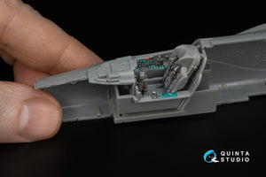Quinta Studio QD48659 MiG-27 Flogger-D 3D-Printed &amp; coloured Interior on decal paper (Trumpeter) 1/48