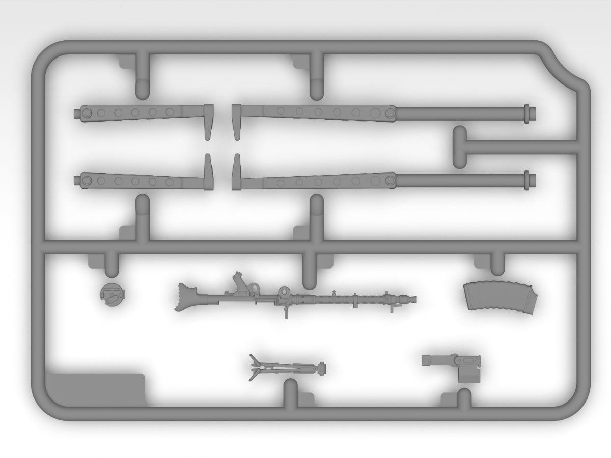 ICM 24024 Type G4 avec MG 34 et personnel d&amp;#39;état-major allemand 1/24 – image 15