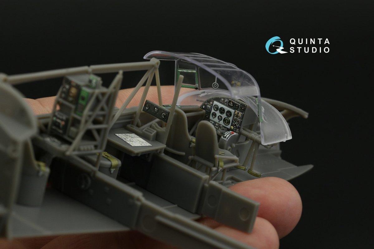 Quinta Studio QD48333 Avro Anson Mk.I 3D-Printed &amp;amp; coloured Interior on decal paper (Airfix) 1/48 – imagen 10