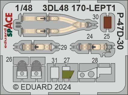 Eduard 3DL48170 P-47D-30 SPACE MINIART 1/48 – Bild 3