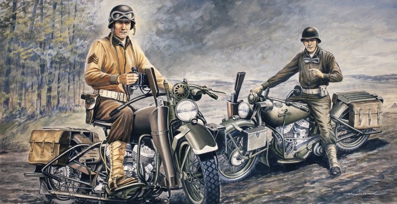 Italeri 0322 US MOTORCYCLES (1/35)