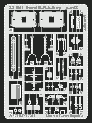 Eduard 35391 Ford G. P.A. Jeep 1/35 TAMIYA – Bild 2